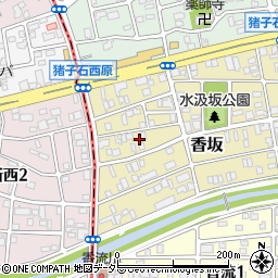 愛知県名古屋市名東区香坂508周辺の地図