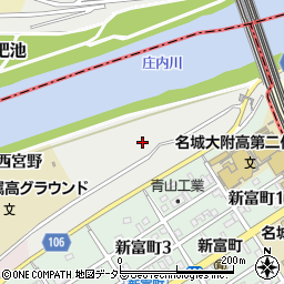 愛知県名古屋市中村区枇杷島町池洲周辺の地図