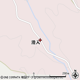 愛知県豊田市日下部町（滑入）周辺の地図