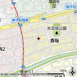 愛知県名古屋市名東区香坂511周辺の地図