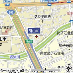 愛知県名古屋市名東区引山2丁目1202周辺の地図