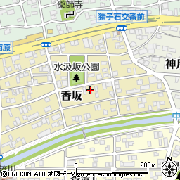 愛知県名古屋市名東区香坂1607周辺の地図