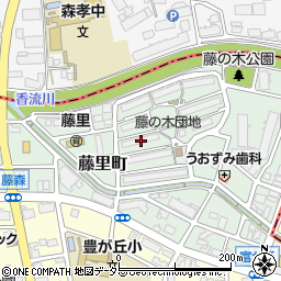 愛知県名古屋市名東区藤里町1201周辺の地図