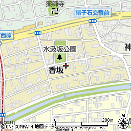愛知県名古屋市名東区香坂1605周辺の地図