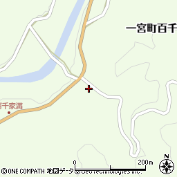 兵庫県宍粟市一宮町百千家満309周辺の地図