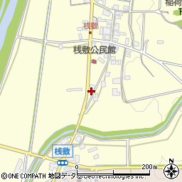 兵庫県丹波市氷上町桟敷524周辺の地図