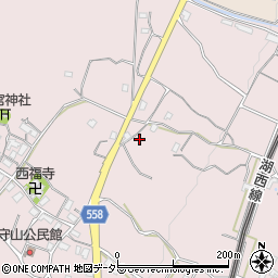 滋賀県大津市八屋戸152周辺の地図