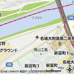 愛知県名古屋市中村区枇杷島町周辺の地図