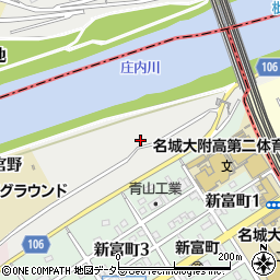 愛知県名古屋市中村区枇杷島町周辺の地図