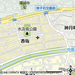 愛知県名古屋市名東区香坂1611周辺の地図