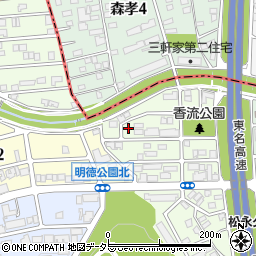 愛知県名古屋市名東区藤森西町501周辺の地図