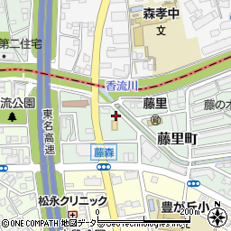 愛知県名古屋市名東区藤里町602周辺の地図