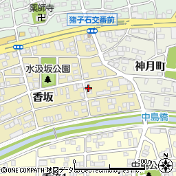 愛知県名古屋市名東区香坂1318周辺の地図