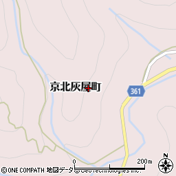 京都府京都市右京区京北灰屋町周辺の地図