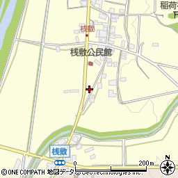 兵庫県丹波市氷上町桟敷489周辺の地図