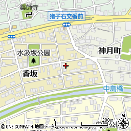 愛知県名古屋市名東区香坂1302周辺の地図