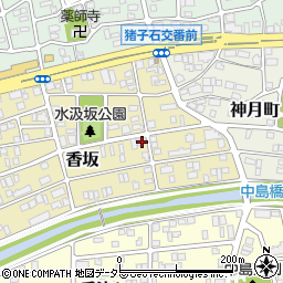 愛知県名古屋市名東区香坂1613周辺の地図