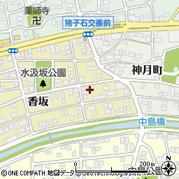 愛知県名古屋市名東区香坂1303周辺の地図