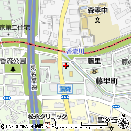 愛知県名古屋市名東区藤里町601周辺の地図
