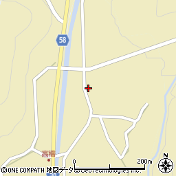 岡山県真庭郡新庄村5427周辺の地図