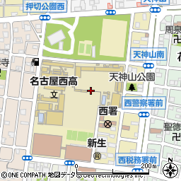 愛知県名古屋市西区天神山町周辺の地図
