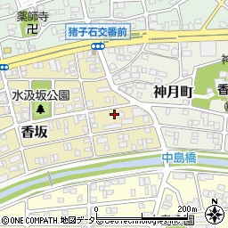 愛知県名古屋市名東区香坂1306周辺の地図