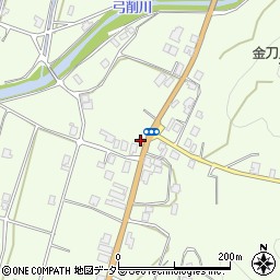 京都府京都市右京区京北下弓削町14周辺の地図