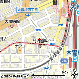 味波 大曽根店周辺の地図