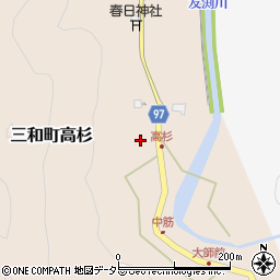 京都府福知山市三和町高杉373周辺の地図
