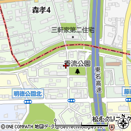 愛知県名古屋市名東区藤森西町507周辺の地図