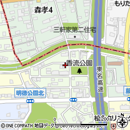 愛知県名古屋市名東区藤森西町506周辺の地図