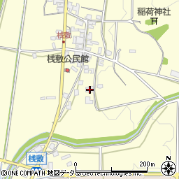 兵庫県丹波市氷上町桟敷528周辺の地図