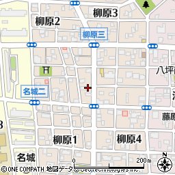 愛知県名古屋市北区柳原周辺の地図