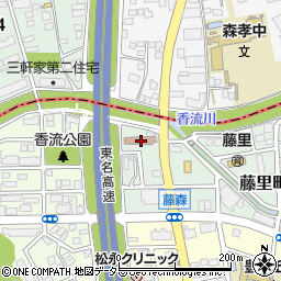 愛知県名古屋市名東区藤里町101周辺の地図