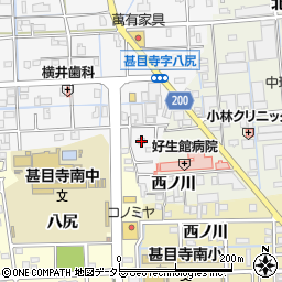 愛知県あま市甚目寺八尻125周辺の地図