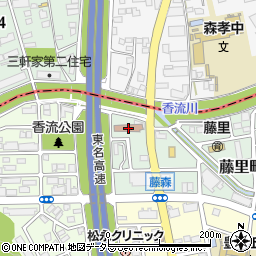 名古屋市役所　環境局名東環境事業所周辺の地図