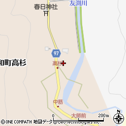 京都府福知山市三和町高杉82周辺の地図
