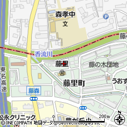 愛知県名古屋市名東区藤里町805周辺の地図