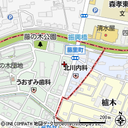 愛知県名古屋市名東区藤里町13周辺の地図