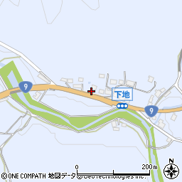 京都府船井郡京丹波町上大久保下地90周辺の地図