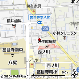 愛知県あま市甚目寺八尻131周辺の地図