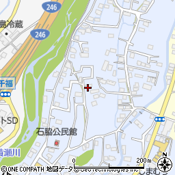 静岡県裾野市石脇周辺の地図