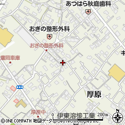 静岡県富士市厚原1285-8周辺の地図