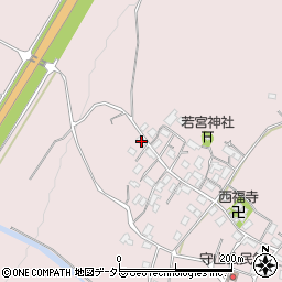 滋賀県大津市八屋戸317周辺の地図