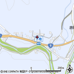 京都府船井郡京丹波町上大久保下地70周辺の地図