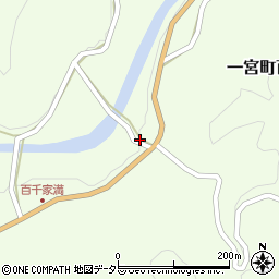 兵庫県宍粟市一宮町百千家満322周辺の地図