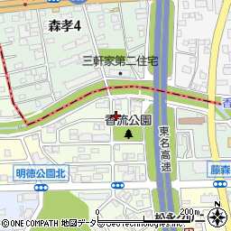 愛知県名古屋市名東区藤森西町203-1周辺の地図