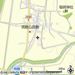 兵庫県丹波市氷上町桟敷529周辺の地図