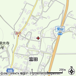 京都府船井郡京丹波町富田井上周辺の地図