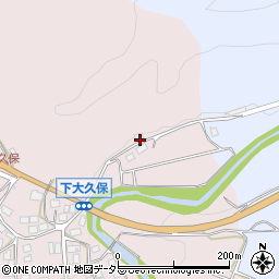 京都府船井郡京丹波町下大久保上ノセ周辺の地図